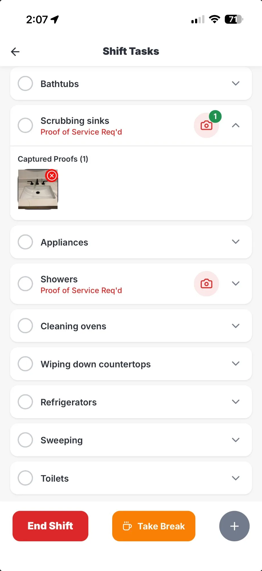 Proof of Service